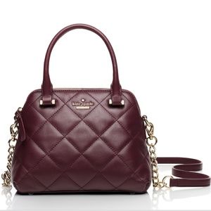 NWOT Kate Spade Wine Emerson Maise